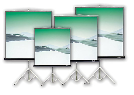 Klip Xtreme Klip Xtreme KPS-102B - Pantalla de proyección con trípode - 86 pulgada ( 218 cm ) - 4:3 - Matte White - negro KPS-102B