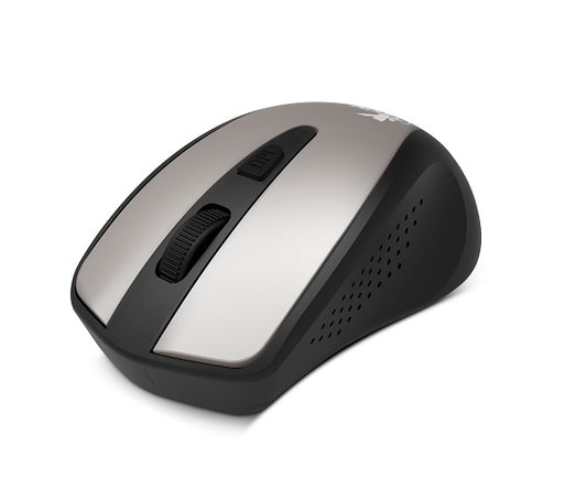 Xtech Xtech - XTM-315GY - Mouse - 2.4 GHz - Wireless - Aluminum gray - 4-button 1600dpi XTM-315GY