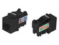 Nexxt Solutions Infrastructure Nexxt Solutions Infrastructure - Keystone Jack - Category 6 - Unshield 110 Type BK PCGKJC6TYRJBK