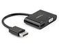 StarTech.com StarTech.com Adaptador DisplayPort a HDMI VGA - Dongle Convertidor DisplayPort 1.2 HBR2 a HDMI 2.0 (4K 60Hz) o VGA 1080p - Adaptador DP a Monitor HDMI o VGA - Adaptador de Vídeo Digital (DP2VGAHD20) - Adaptador de vídeo - DisplayPort macho a HD-15 (VGA), HDMI hembra - 23.2 cm - negro - compatibilidad con 4K DP2VGAHD20
