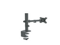 Klip Xtreme Klip Xtreme KPM-300 - Kit de montaje - para pantalla plana - plástico, acero de alta calidad - negro - tamaño de pantalla: 13"-32" - montable en escritorio KPM-300