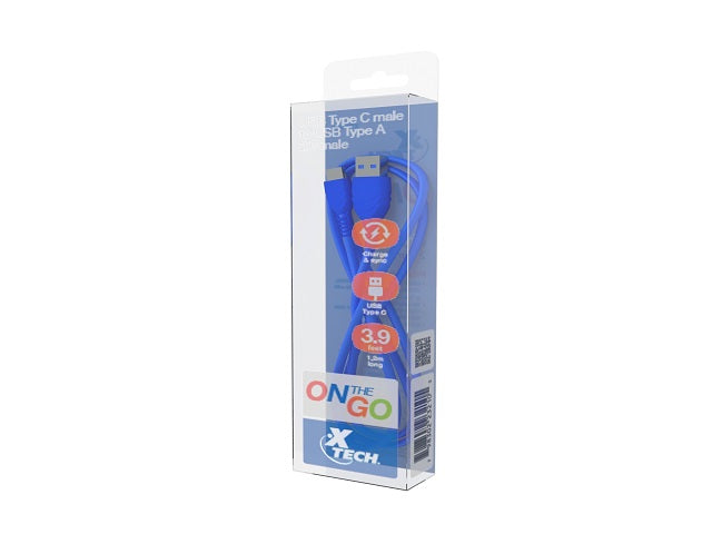 Xtech Xtech - USB cable - 4 pin USB Type A - USB Type-C - 1.2 m - Bag of 10 un XTG-238 XTG-238