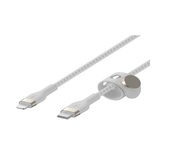 Belkin Belkin BoostCharge - Cable Lightning - 24 pin USB-C macho a Lightning macho - 2 m - blanco CAA011bt2MWH