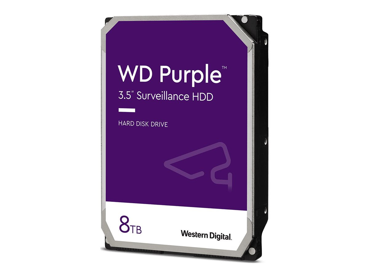 Western Digital WD Purple WD85PURZ - Disco duro - 8 TB - interno - 3.5" - SATA 6Gb/s - 5640 rpm - búfer: 256 MB WD85PURZ