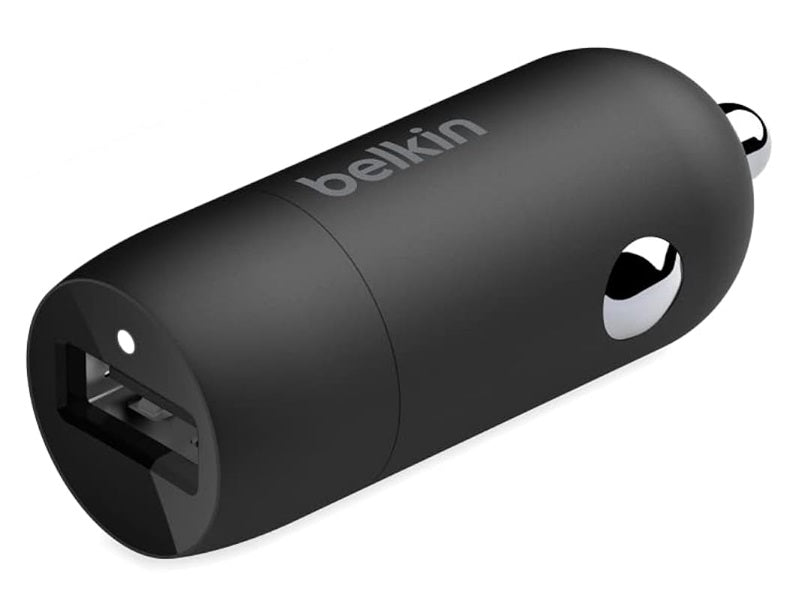 Belkin Belkin - Adaptador de corriente para el coche - 20 vatios - Fast Charge (24 pin USB-C) - negro CCA003btBK