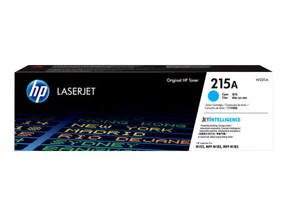 HP HP 215A - Cián - original - LaserJet - cartucho de tóner (W2311A) - para Color LaserJet Pro M155a, M155nw, MFP M182n, MFP M182nw, MFP M183fw W2311A