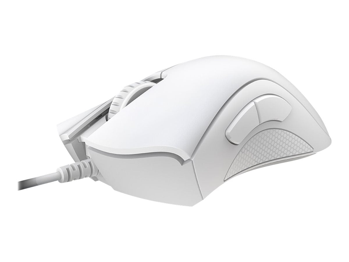 Razer Razer DeathAdder Essential - White Edition - ratón - ergonómico - diestro - óptico - 5 botones - cableado - USB - blanco RZ01-03850200-R3U1