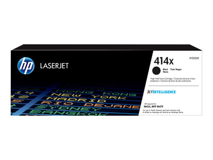 HP HP 414X - Alto rendimiento - negro - original - LaserJet - cartucho de tóner (W2020X) - para Color LaserJet Enterprise M455, MFP M480; Color LaserJet Pro M454, M479, MFP M479 W2020X