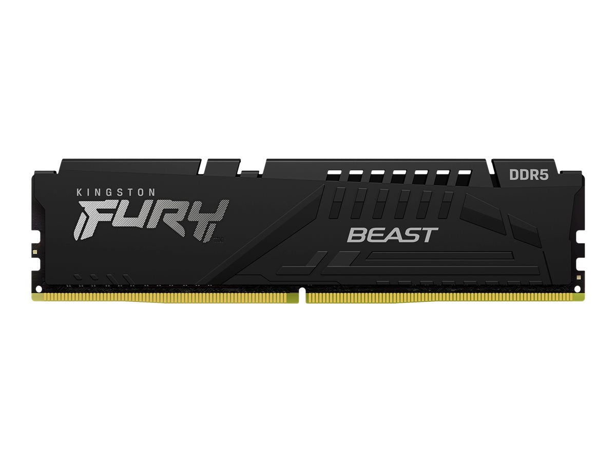 Kingston Fury Kingston FURY Beast - DDR5 - módulo - 16 GB - DIMM de 288 contactos - 5600 MT/s / PC5-44800 - CL40 - 1.25 V - sin búfer - on-die ECC - negro KF556C40BB-16
