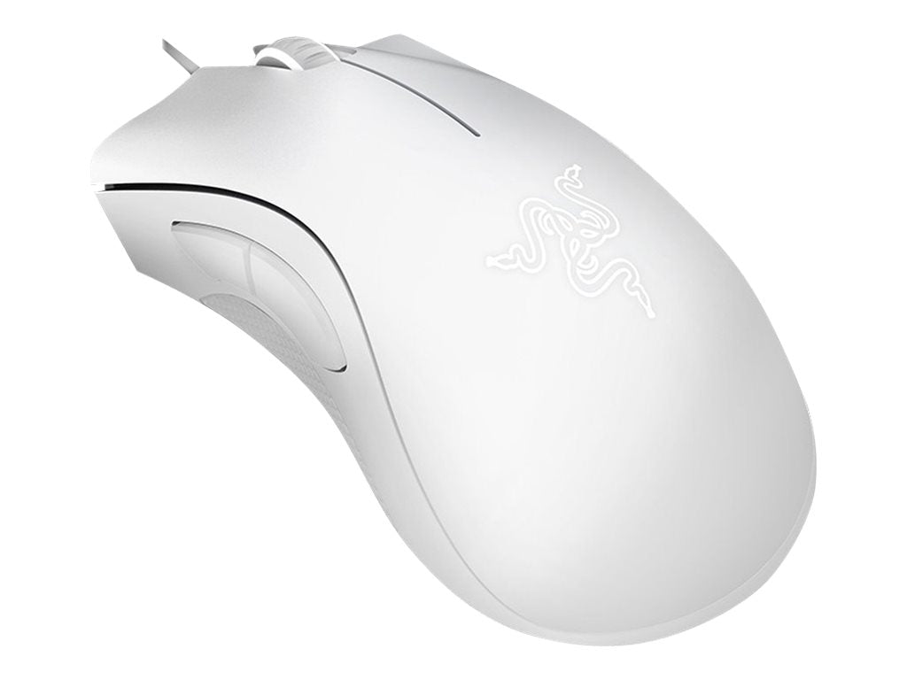 Razer Razer DeathAdder Essential - White Edition - ratón - ergonómico - diestro - óptico - 5 botones - cableado - USB - blanco RZ01-03850200-R3U1