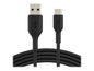 Belkin Belkin BoostCharge - Cable USB - 24 pin USB-C (M) a USB (M) - 2 m - negro CAB001bt2MBK