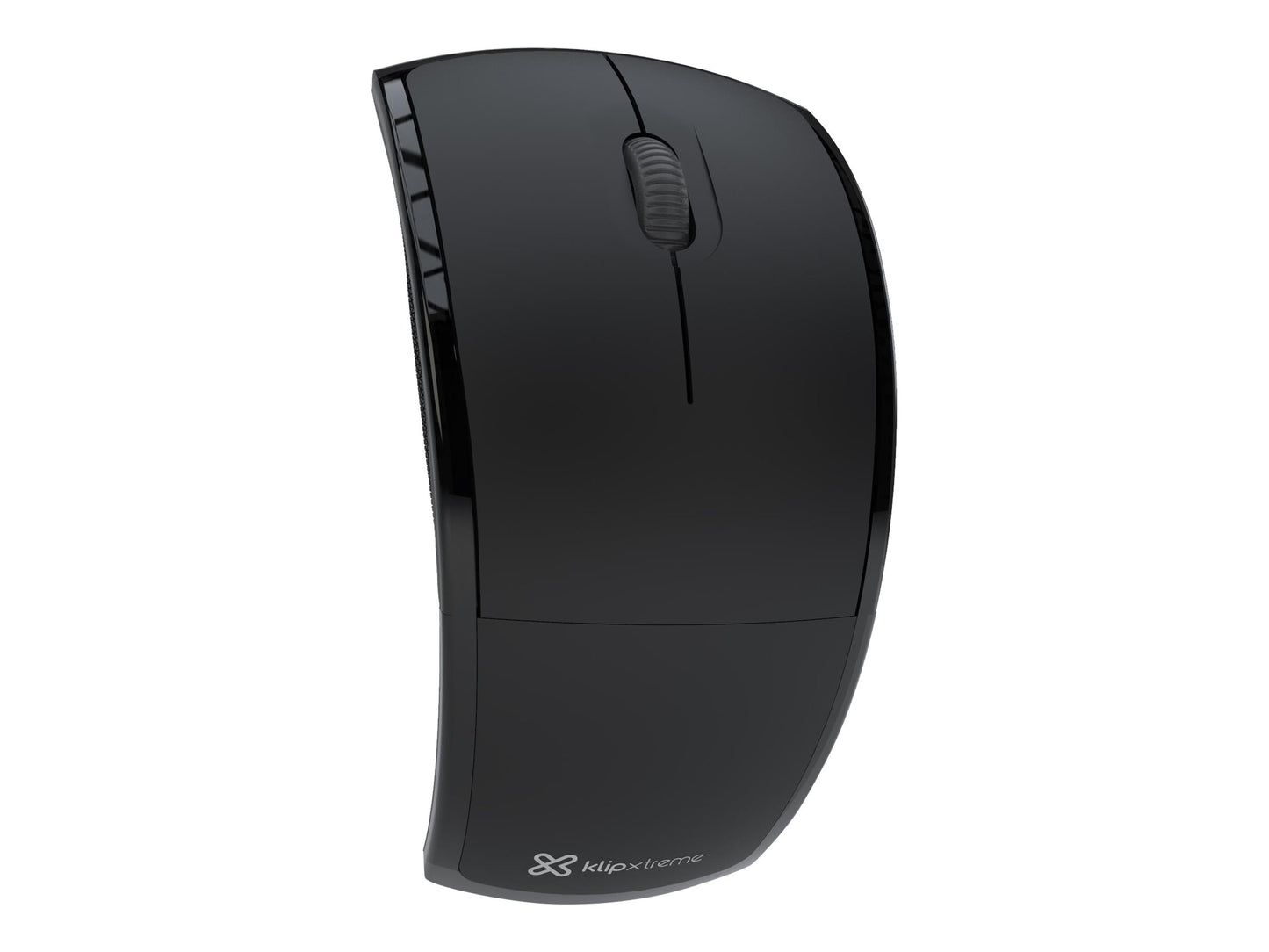 Klip Xtreme Klip Xtreme Lightflex KMW-375 - Ratón - ergonómico - óptico - 3 botones - inalámbrico - 2.4 GHz - receptor inalámbrico USB - negro KMW-375BK