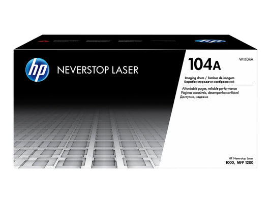 HP HP 104A - Negro - original - kit de tambor - para Neverstop Laser 1000a, 1000n, 1000w, MFP 1200a, MFP 1200n, MFP 1200nw, MFP 1200w W1104A