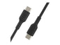 Belkin Belkin BoostCharge - Cable USB - 24 pin USB-C (M) a 24 pin USB-C (M) - 1 m - negro CAB003bt1MBK