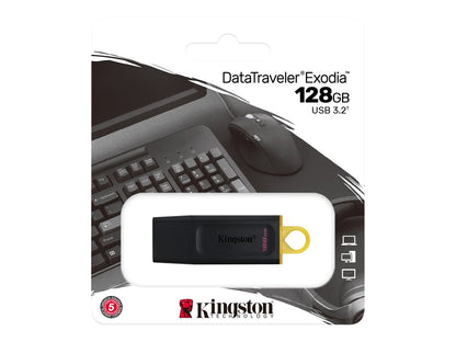 Kingston Kingston DataTraveler Exodia - Unidad flash USB - 128 GB - USB 3.2 Gen 1 DTX/128GB