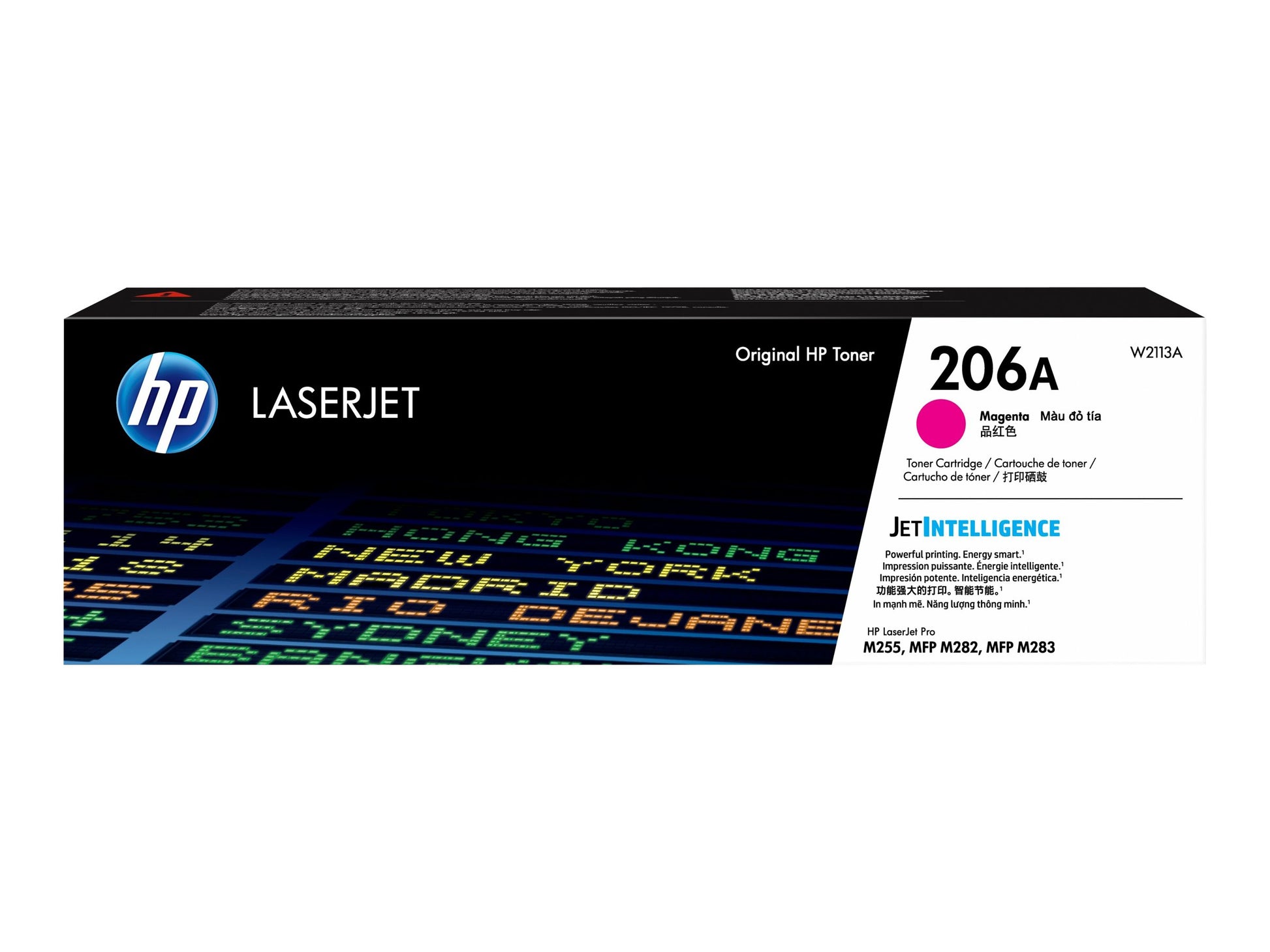 HP HP 206A - Magenta - original - LaserJet - cartucho de tóner (W2113A) - para Color LaserJet Pro M255, M283, MFP M282, MFP M283 W2113A