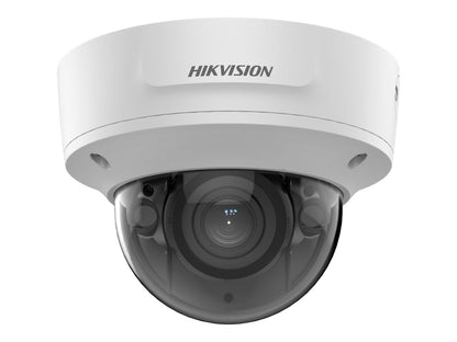 Hikvision Hikvision Pro Series(EasyIP) DS-2CD2743G2-IZS - Cámara de vigilancia de red - cúpula - resistente al polvo / resistente al agua / antivandalismo - color (Día y noche) - 4 MP - 2688 x 1520 - 720p, 1080p - f14 montaje - motorizado - audio - LAN 10/100 - MJPEG, H.264, H.265, H.265+, H.264+ - CC 12 V/PoE Clase 3 DS-2CD2743G2-IZS