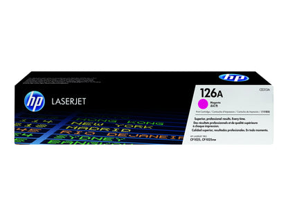 HP HP 126A - Magenta - original - LaserJet - cartucho de tóner (CE313A) - para Color LaserJet Pro CP1025; LaserJet Pro MFP M175; TopShot LaserJet Pro M275 CE313A