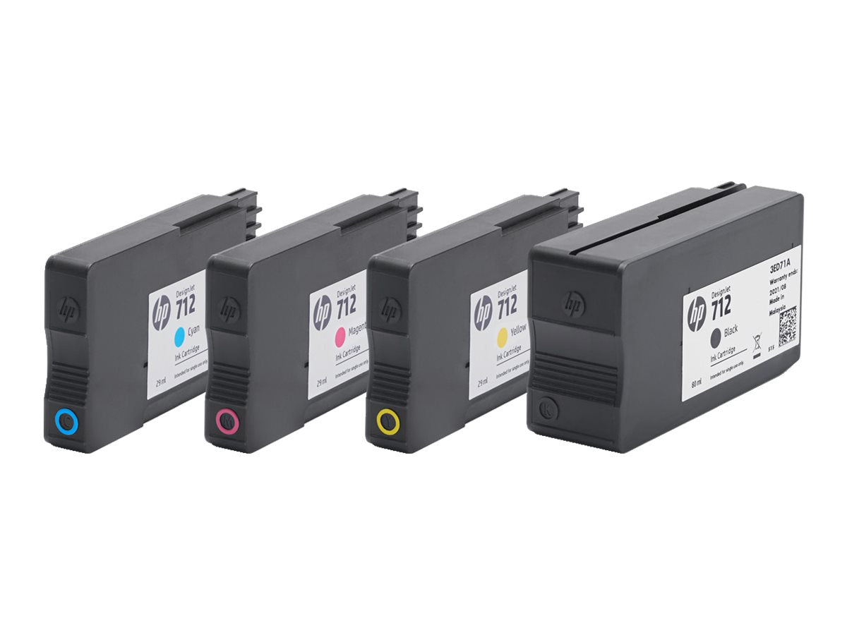 HP HP 712 - 29 ml - magenta - original - DesignJet - cartucho de tinta - para DesignJet Studio, T210, T230, T250, T630, T650 3ED68A