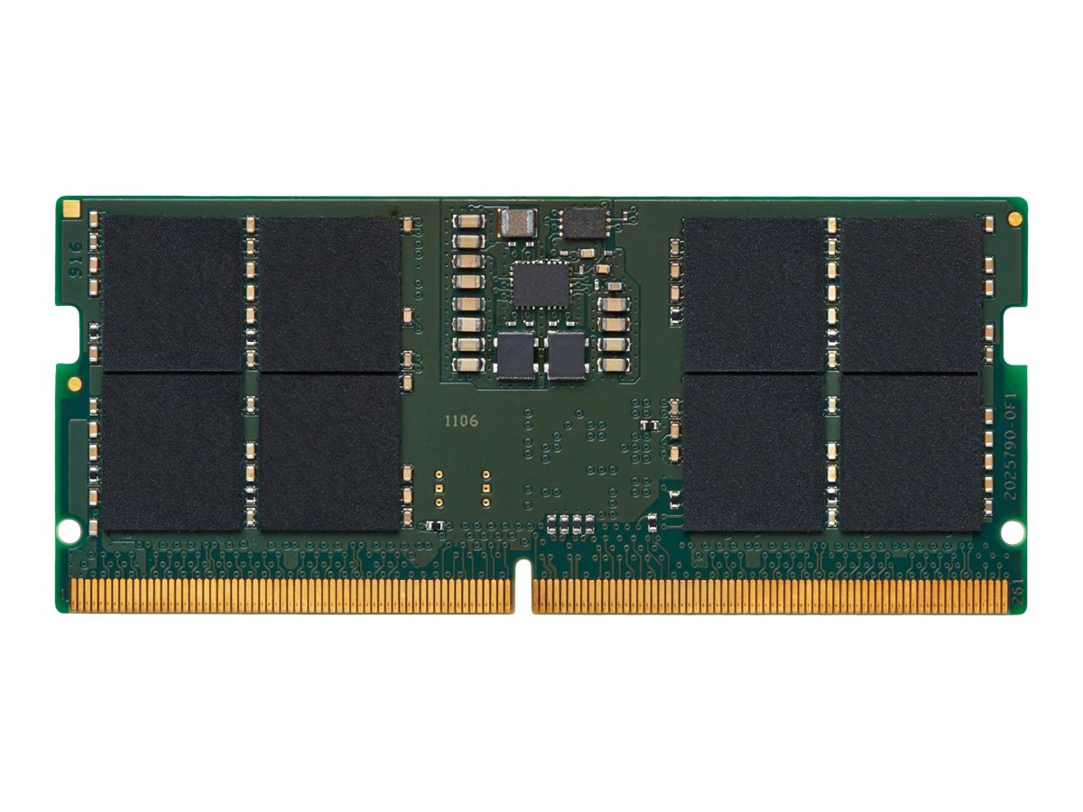 Kingston Kingston - DDR5 - módulo - 16 GB - SO DIMM de 262 contactos - 5600 MT/s / PC5-44800 - CL46 - 1.1 V - sin búfer - on-die ECC KCP556SS8-16