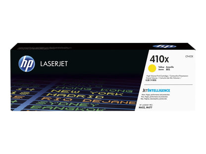 HP HP 410X - Alto rendimiento - amarillo - original - LaserJet - cartucho de tóner (CF412X) - para Color LaserJet Pro M452, MFP M377, MFP M477 CF412X