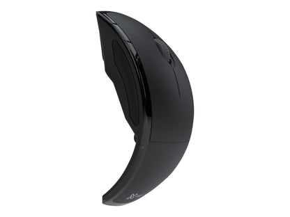 Klip Xtreme Klip Xtreme Lightflex KMW-375 - Ratón - ergonómico - óptico - 3 botones - inalámbrico - 2.4 GHz - receptor inalámbrico USB - negro KMW-375BK