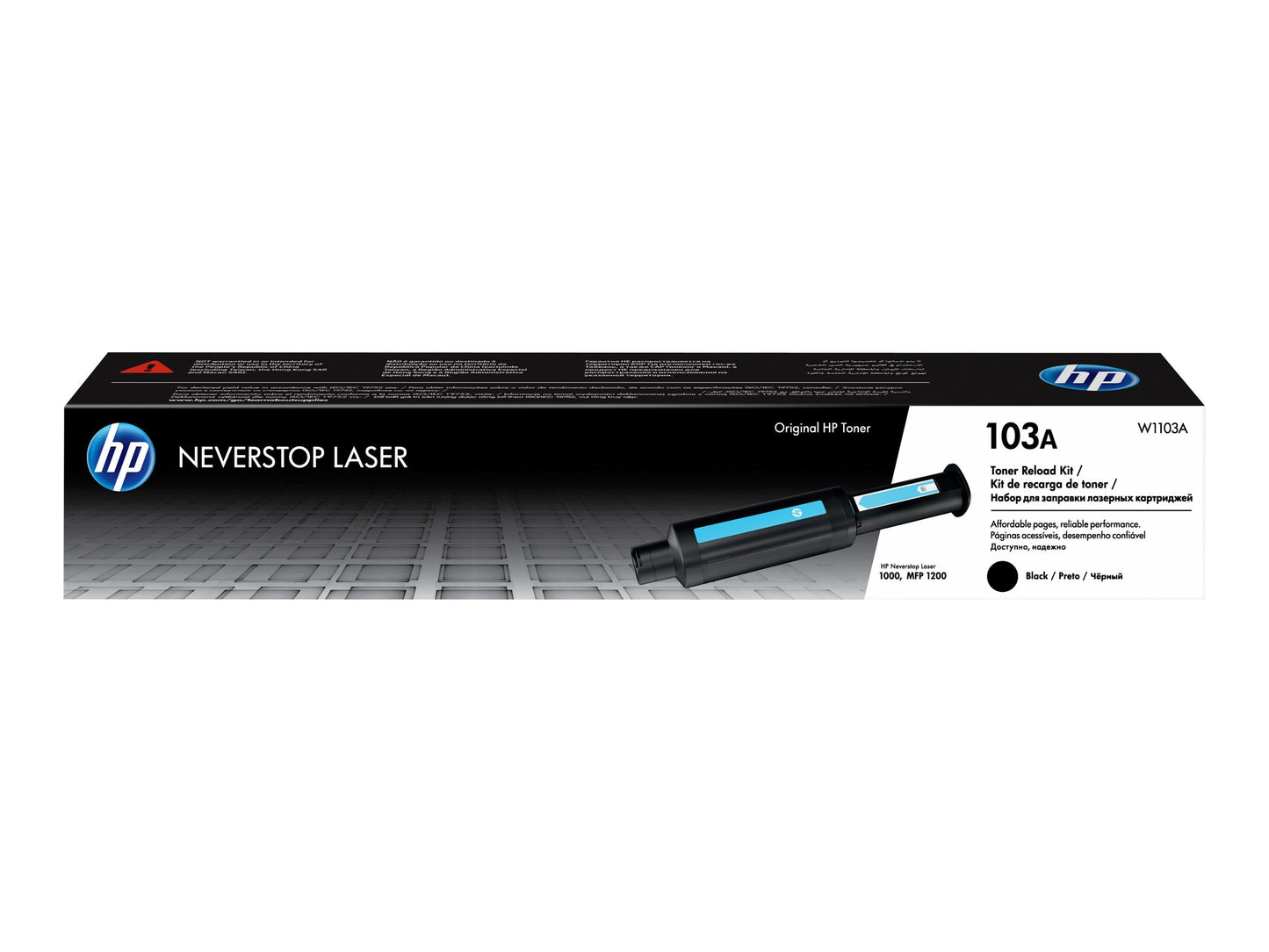 HP HP 103A Reload Kit - Negro - recarga de tóner - para Neverstop 1001; Neverstop Laser 1000, MFP 1200 W1103A