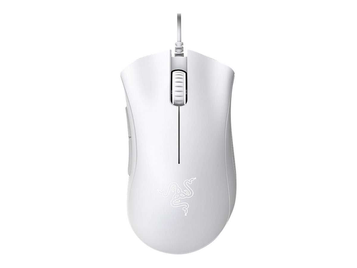 Razer Razer DeathAdder Essential - White Edition - ratón - ergonómico - diestro - óptico - 5 botones - cableado - USB - blanco RZ01-03850200-R3U1