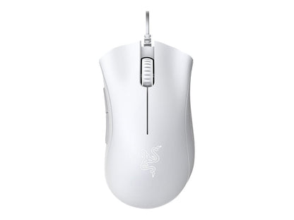 Razer Razer DeathAdder Essential - White Edition - ratón - ergonómico - diestro - óptico - 5 botones - cableado - USB - blanco RZ01-03850200-R3U1