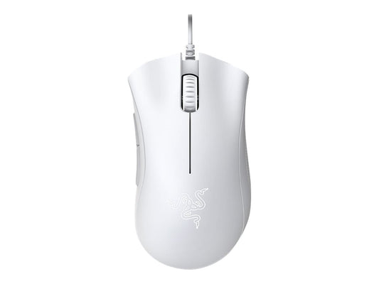 Razer Razer DeathAdder Essential - White Edition - ratón - ergonómico - diestro - óptico - 5 botones - cableado - USB - blanco RZ01-03850200-R3U1