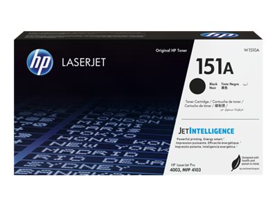 HP HP 151A - Negro - original - LaserJet - cartucho de tóner (W1510A) - para LaserJet Pro 4003dn, 4003dw, MFP 4103fdw W1510A