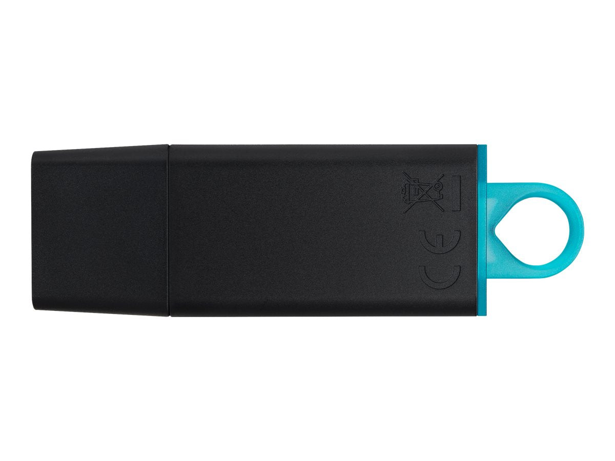 Kingston Kingston DataTraveler Exodia - Unidad flash USB - 64 GB - USB 3.2 Gen 1 - negro con turquesa DTX/64GB