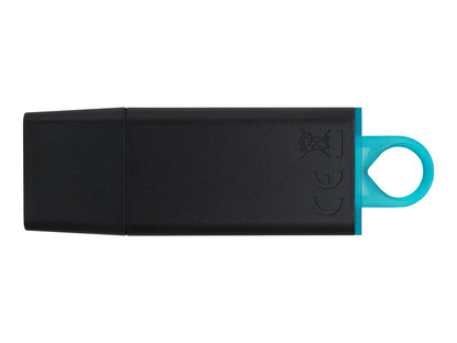 Kingston Kingston DataTraveler Exodia - Unidad flash USB - 64 GB - USB 3.2 Gen 1 - negro con turquesa DTX/64GB