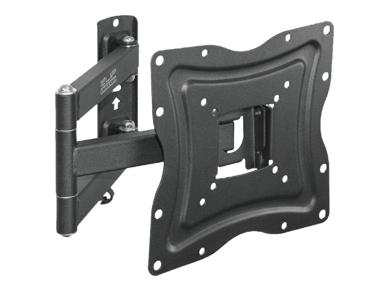 Klip Xtreme Klip Xtreme KPM-875 - Kit de montaje (placa de contacto, soporte para montaje en pared, brazo oscilante doble) - para pantalla plana - acero con recubrimiento en polvo - negro - tamaño de pantalla: 13"-46" - interfaz de montaje: hasta 400 x 400 mm - se puede instalar en la pared KPM-875