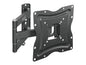 Klip Xtreme Klip Xtreme KPM-875 - Kit de montaje (placa de contacto, soporte para montaje en pared, brazo oscilante doble) - para pantalla plana - acero con recubrimiento en polvo - negro - tamaño de pantalla: 13"-46" - interfaz de montaje: hasta 400 x 400 mm - se puede instalar en la pared KPM-875