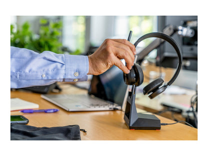 Poly Poly Voyager 4320 - Voyager 4300 UC series - auricular - en oreja - Bluetooth - inalámbrico, cableado - USB-A - negro - Certificado para Equipos de Microsoft, Certificado por Zoom 76U49AA