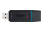Kingston Kingston DataTraveler Exodia - Unidad flash USB - 64 GB - USB 3.2 Gen 1 - negro con turquesa DTX/64GB