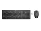 HP Keyboard and mouse set Wireless