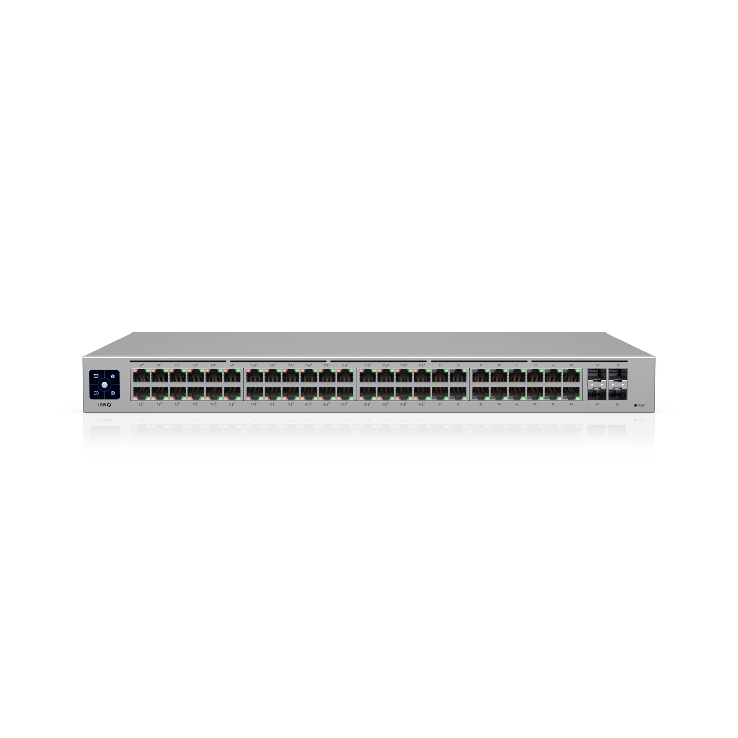 Ubiquiti Ubiquiti UniFi Switch USW-48-POE - Conmutador - Gestionado - 48 x 10/100/1000 (32 PoE+) + 4 x Gigabit SFP - montaje en rack, sobremesa - PoE+ (195 W) USW-48-POE