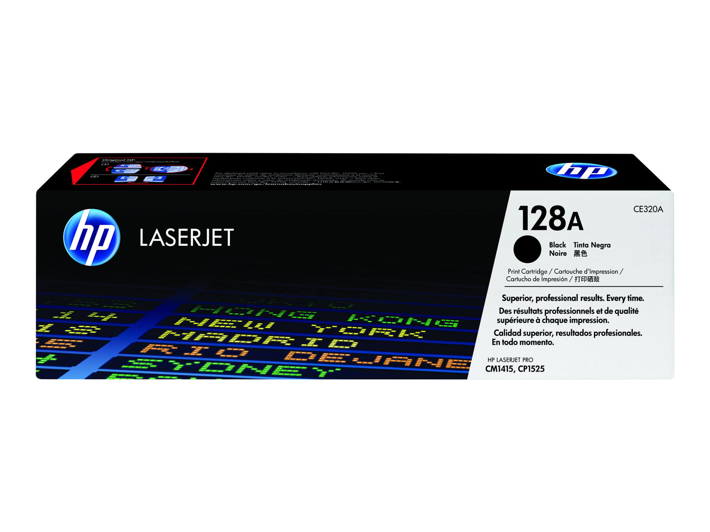 HP HP 128A Negro original LaserJet