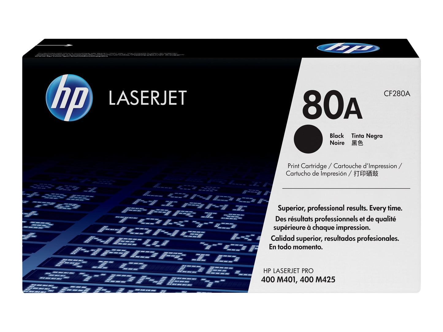 HP HP 80A Negro original LaserJet