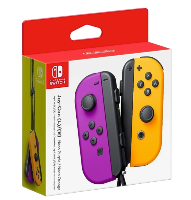Nintendo Switch Joy-Con Neon Purple/Orange