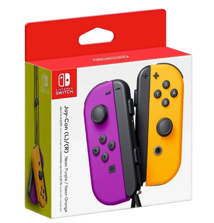 Nintendo Switch Joy-Con Neon Purple/Orange