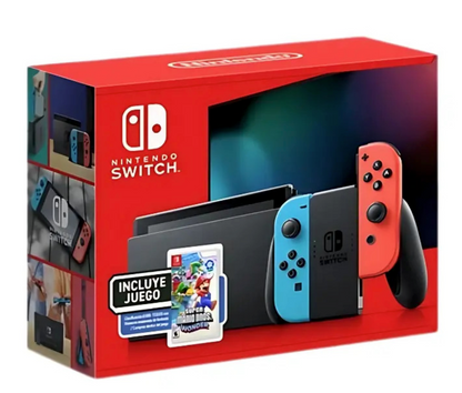 Consola Nintendo Switch 1 V2 + Super Mario Wonder Bundle