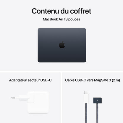 MacBook Air 13 M5 Medianoche - vista 2