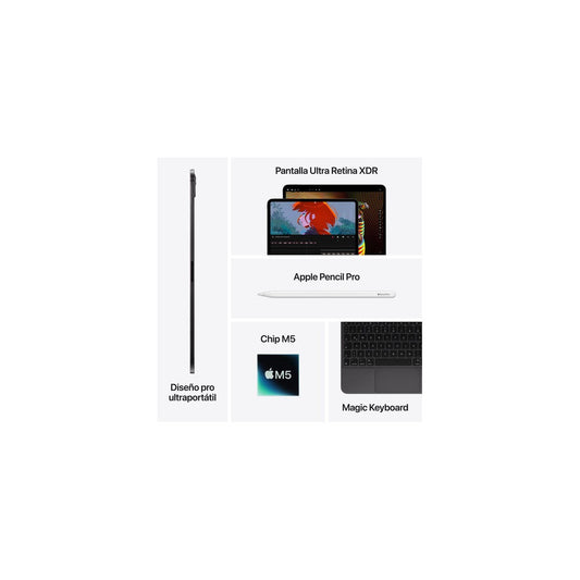 Apple iPad Pro 13 M5 Plata