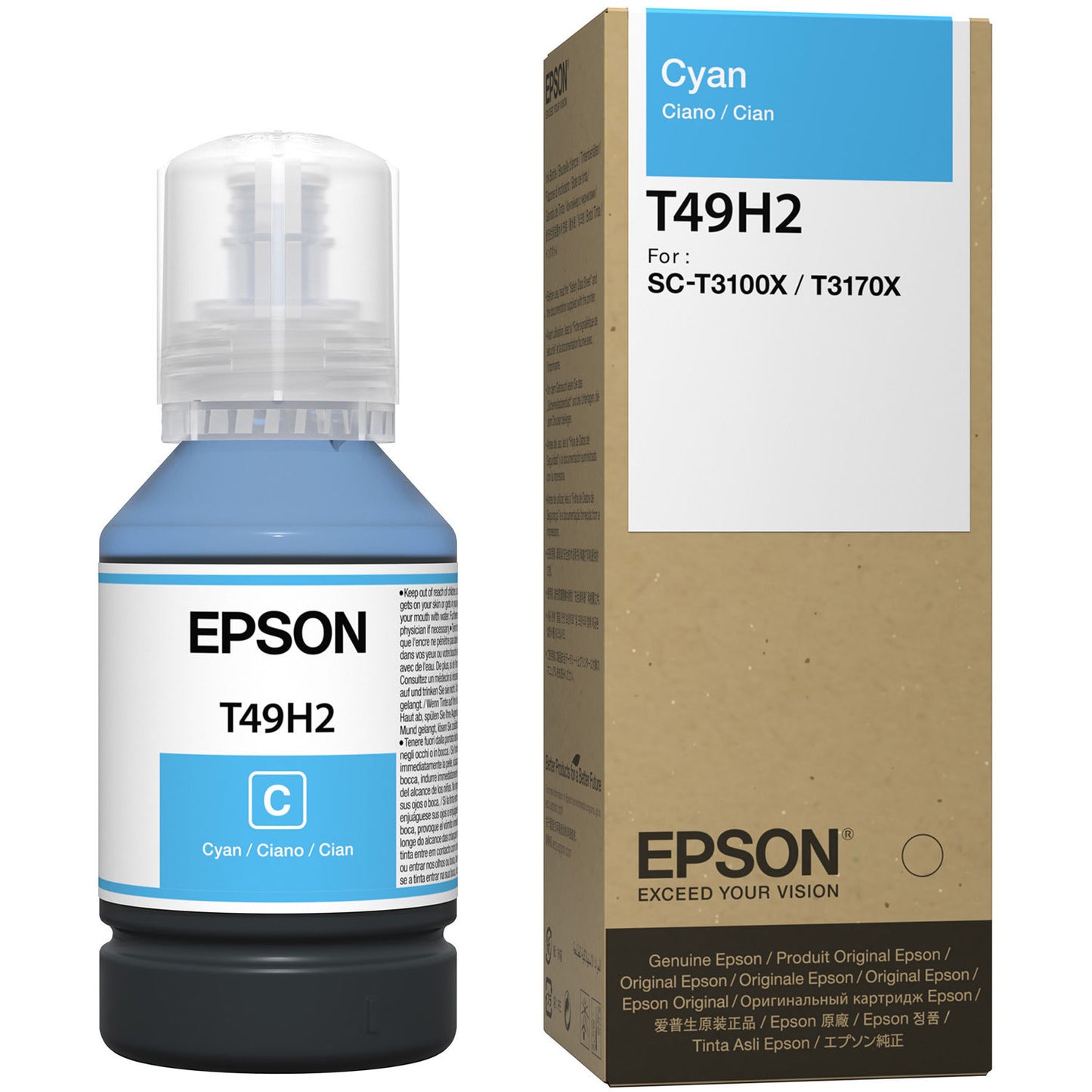 Epson T49H Ink cartridge Cyan 140ml