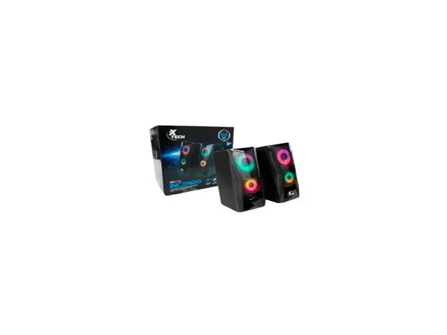 Xtech Altavoces 2.0 canales Negro