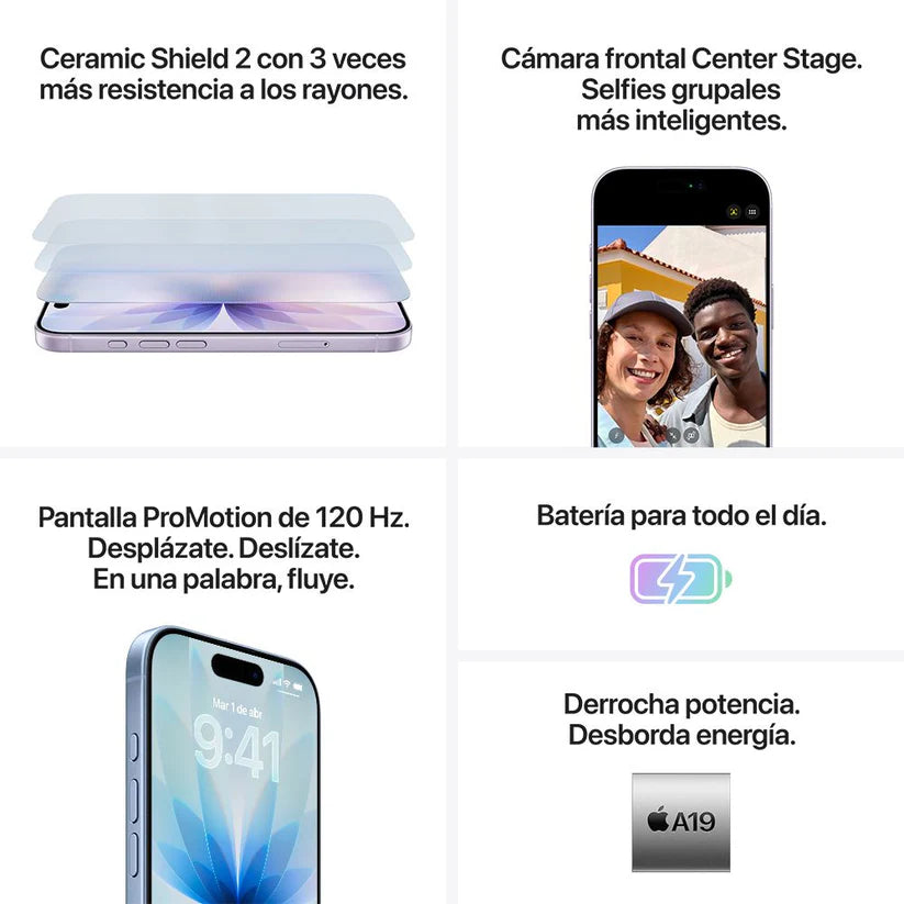 iPhone 17 256GB Lavanda - vista 6